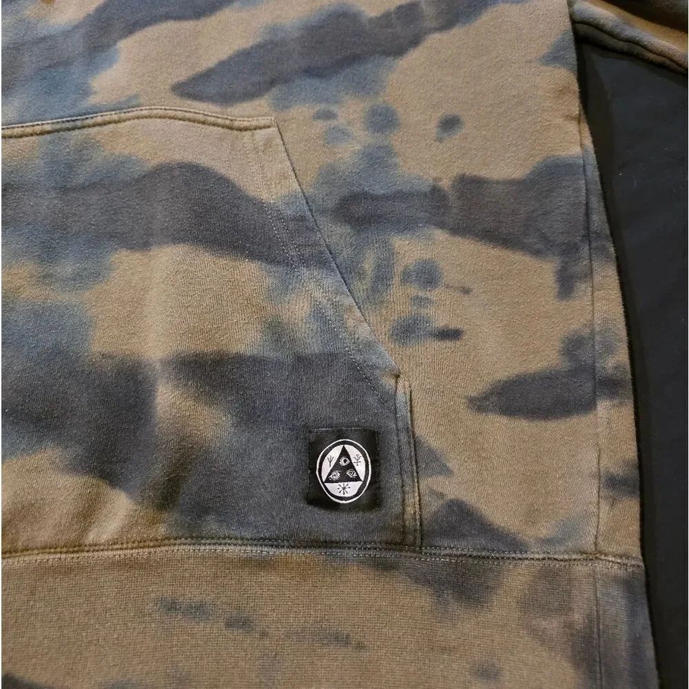 Welcome Tie-Dye Hoodie Mens Large - Picture 2 of 5